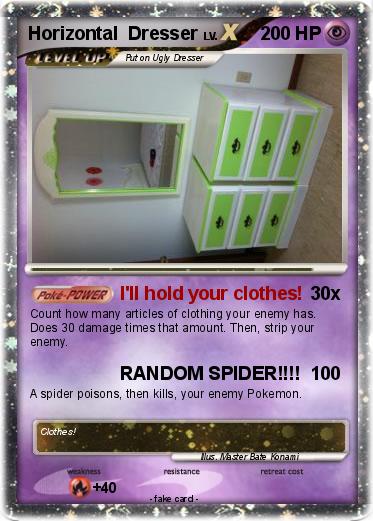 Pokemon Horizontal  Dresser