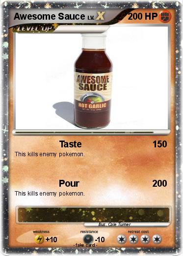 Pokemon Awesome Sauce