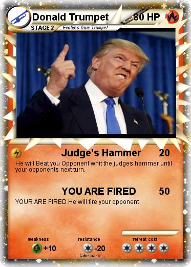 Pokemon Donald Trumpet