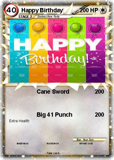 Pokemon Happy Birthday