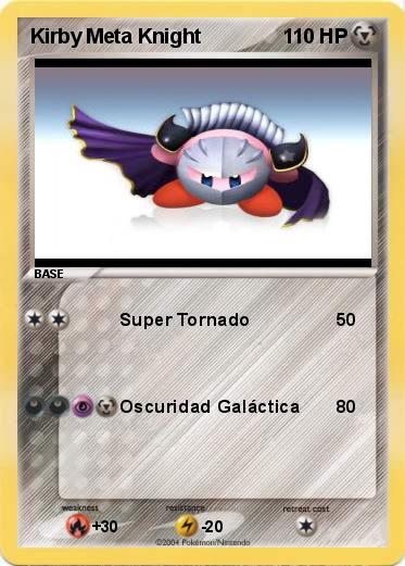 Pokemon Kirby Meta Knight