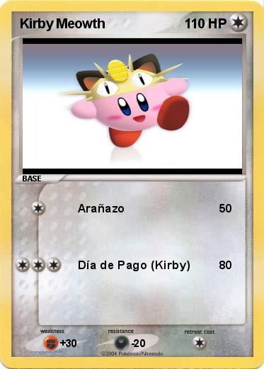 Pokemon Kirby Meowth