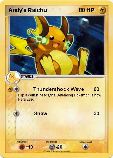 Pokemon Andy's Raichu