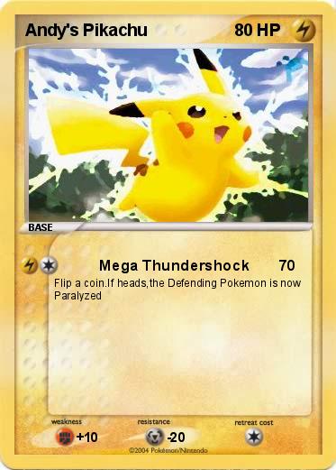 Pokemon Andy's Pikachu