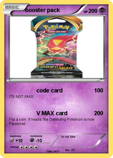 Pokemon booster pack