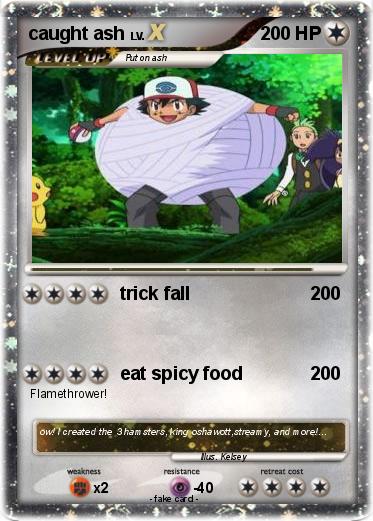 Pokemon caught ash