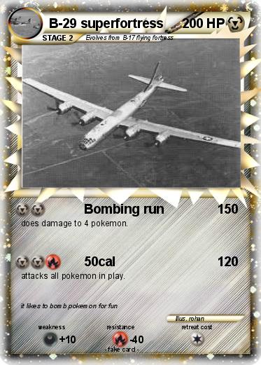 Pokemon B-29 superfortress