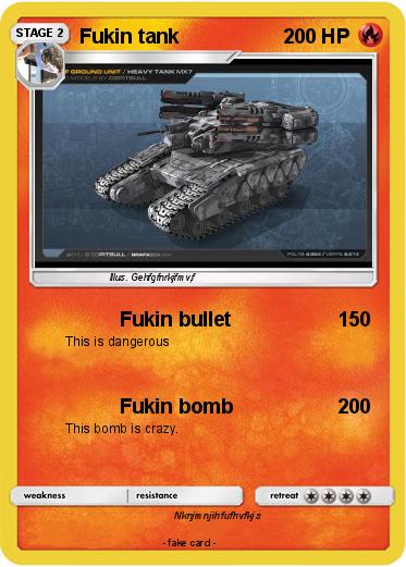 Pokemon Fukin tank