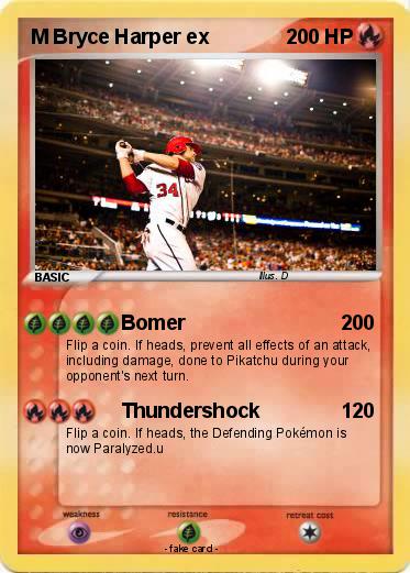 Pokemon M Bryce Harper ex