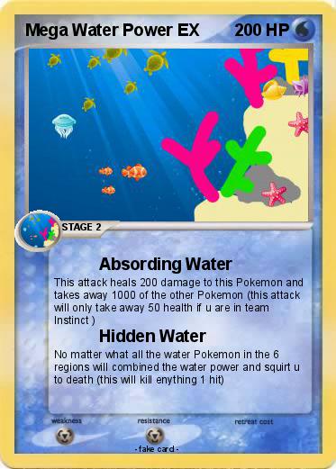 Pokemon Mega Water Power EX