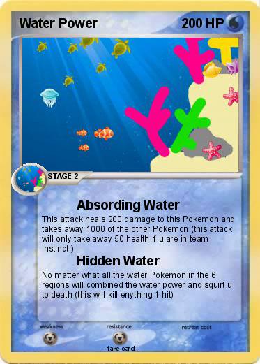Pokemon Water Power