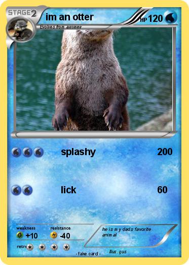 Pokemon im an otter