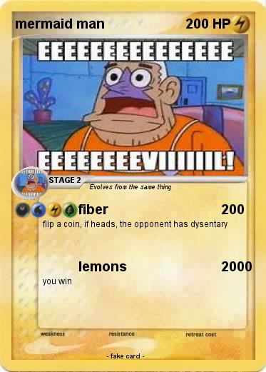 Pokemon mermaid man