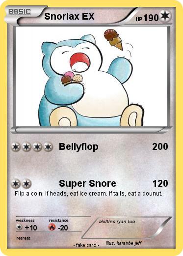 Pokemon Snorlax EX