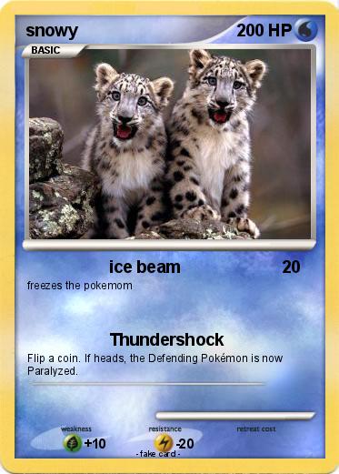 Pokemon snowy