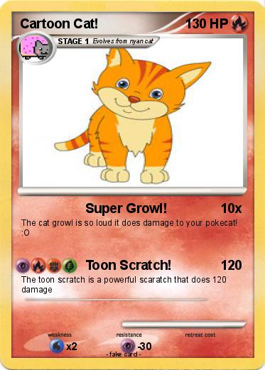 Pokemon Cartoon Cat!