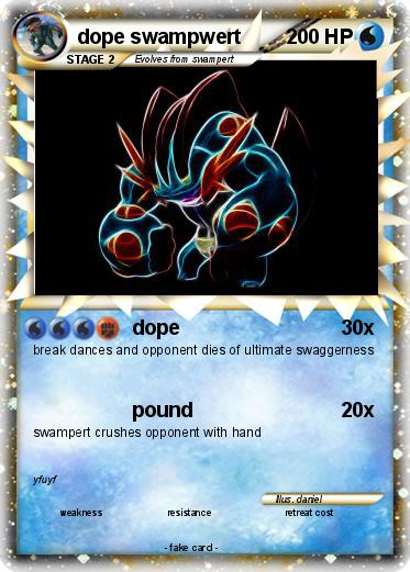 Pokemon dope swampwert