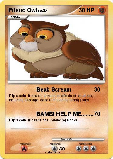 Pokemon Friend Owl