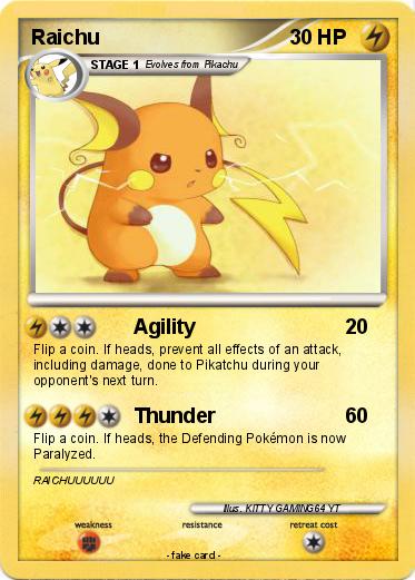 Pokemon Raichu