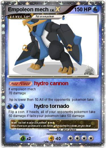 Pokemon Empoleon mech