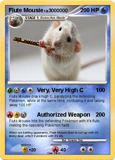 Pokemon Flute Mousie