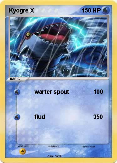 Pokemon Kyogre X