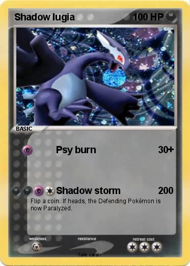 Pokemon Shadow lugia