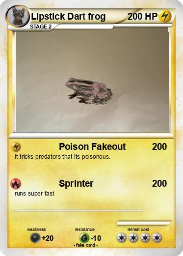 Pokemon Lipstick Dart frog