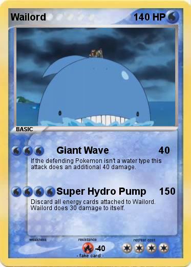 Pokemon Wailord