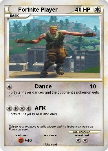 Pokemon Fortnite Player