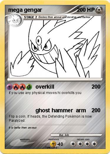 Pokemon mega gengar