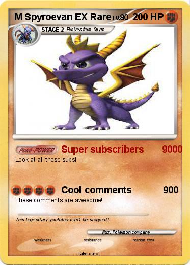 Pokemon M Spyroevan EX Rare