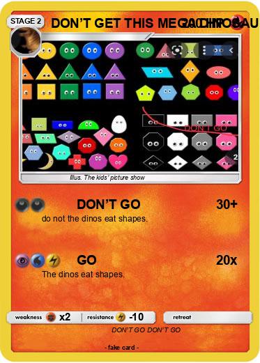 Pokemon DON’T GET THIS MEGA DINOSAUR