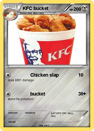 Pokemon KFC bucket