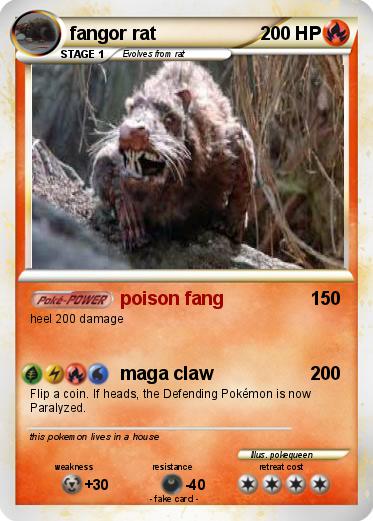 Pokemon fangor rat