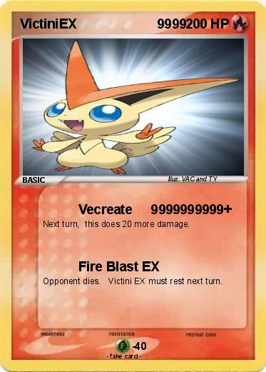 Pokemon VictiniEX                      9999