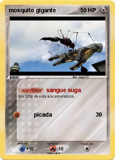 Pokemon mosquito gigante