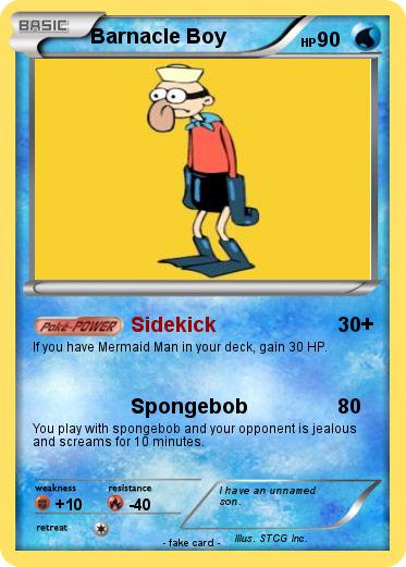 Pokemon Barnacle Boy