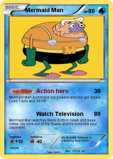 Pokemon Mermaid Man