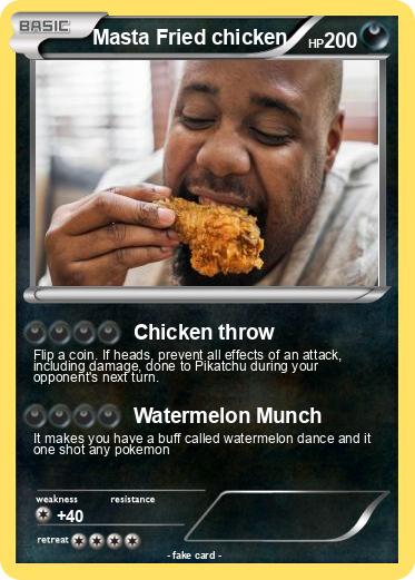 Pokemon Masta Fried chicken