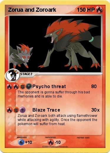 Pokemon Zorua and Zoroark