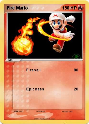 Pokemon Fire Mario