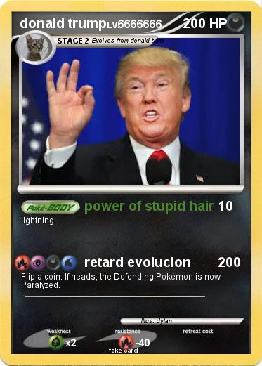 Pokemon donald trump