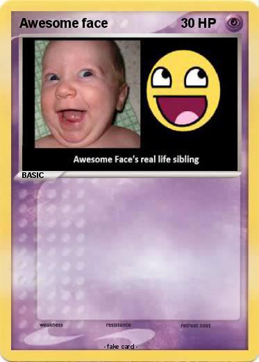 Pokemon Awesome face