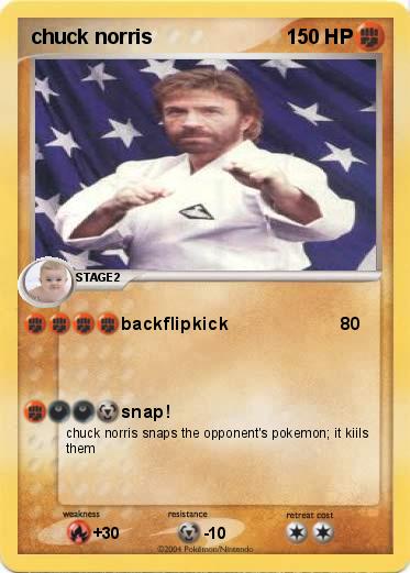Pokemon chuck norris