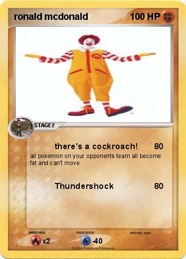 Pokemon ronald mcdonald