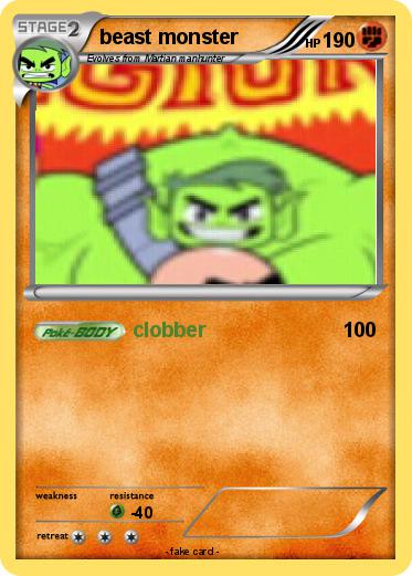 Pokemon beast monster