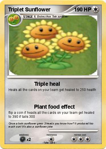 Pokemon Triplet Sunflower