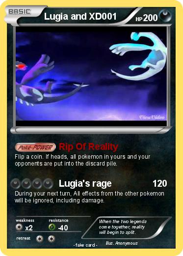 Pokemon Lugia and XD001
