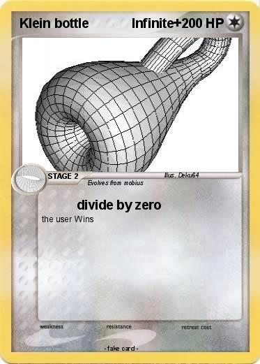 Pokemon Klein bottle            Infinite+